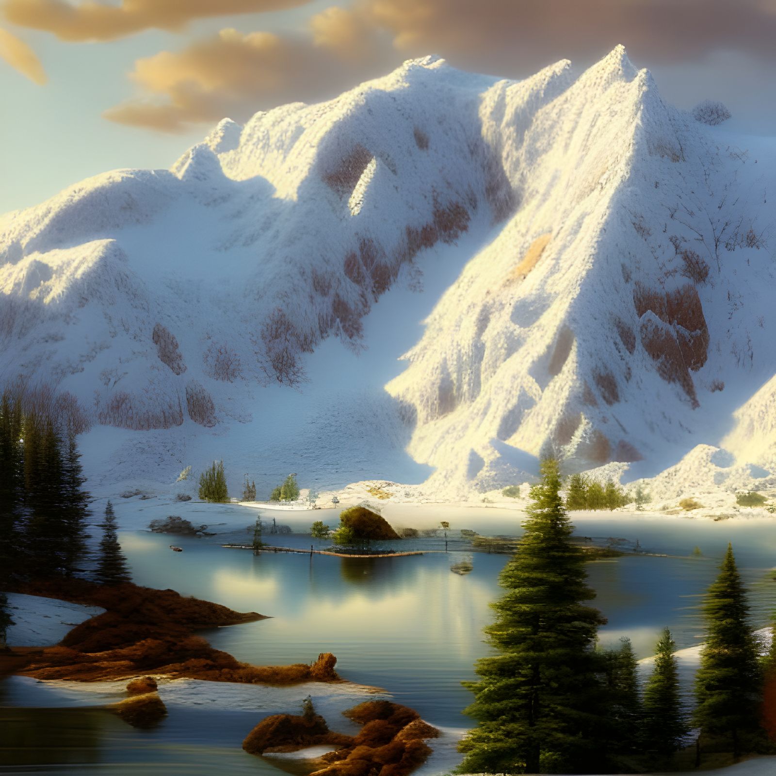 Snowy Mountains❄️