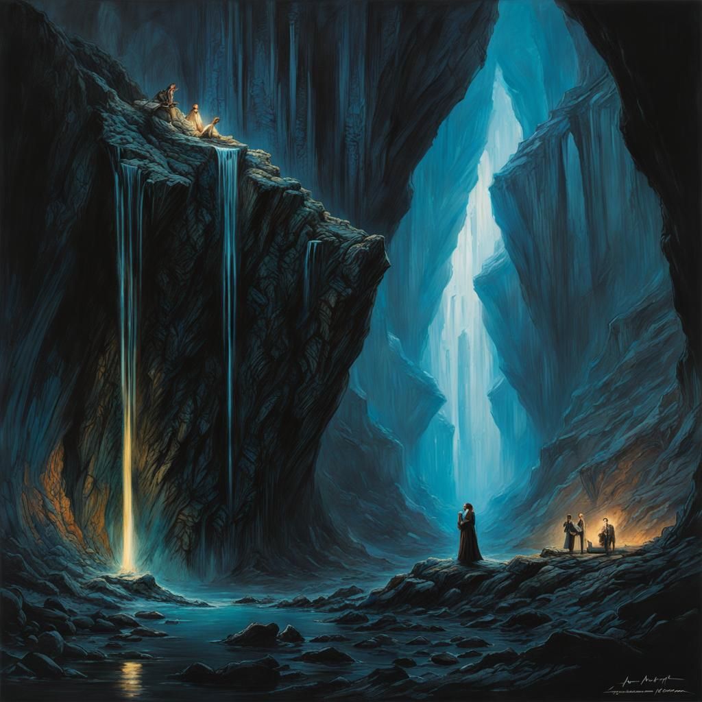 Exploring a Magical Cave with Volumetric Lighting