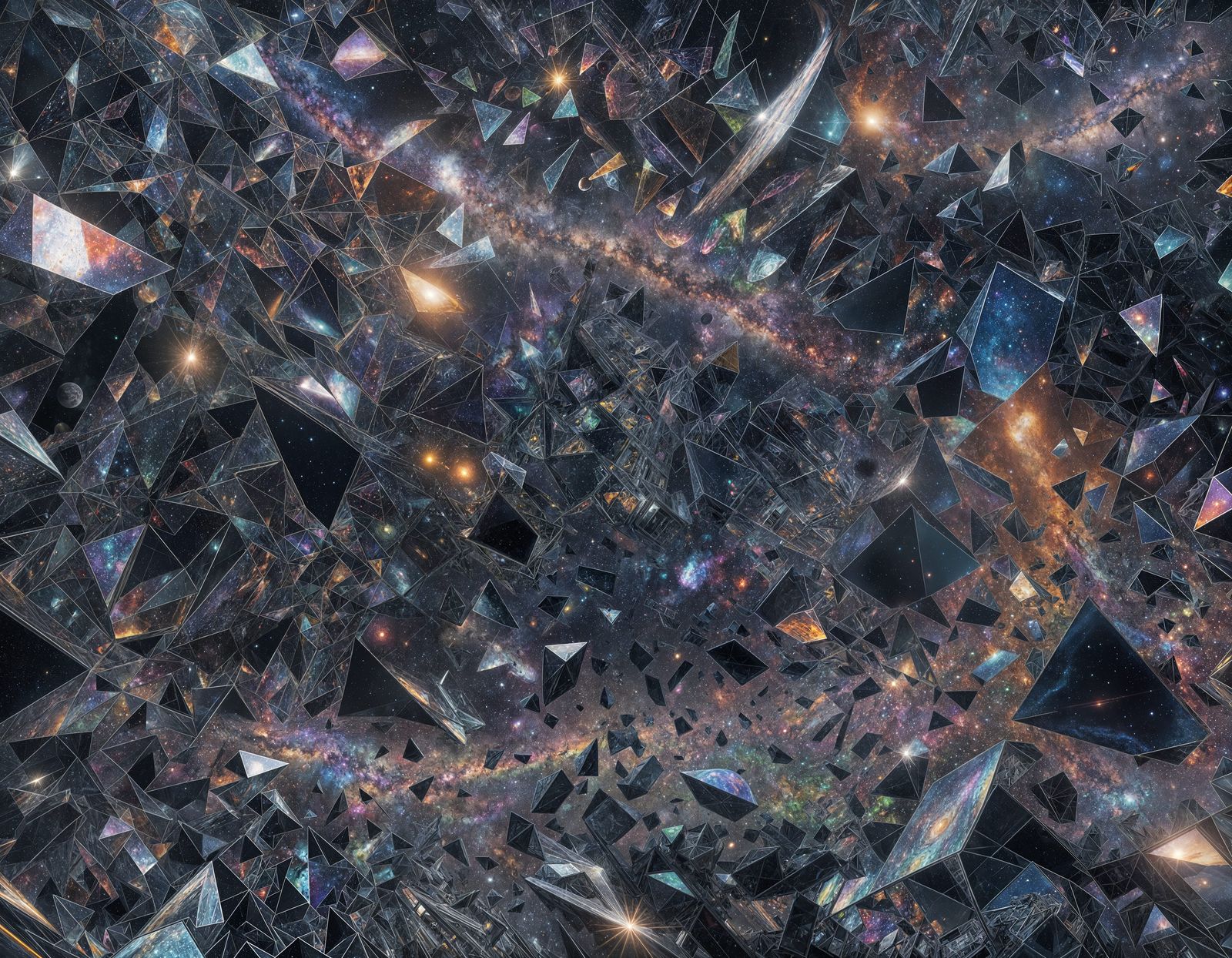 Shattered Glass Reveals Cosmic Universe Panorama