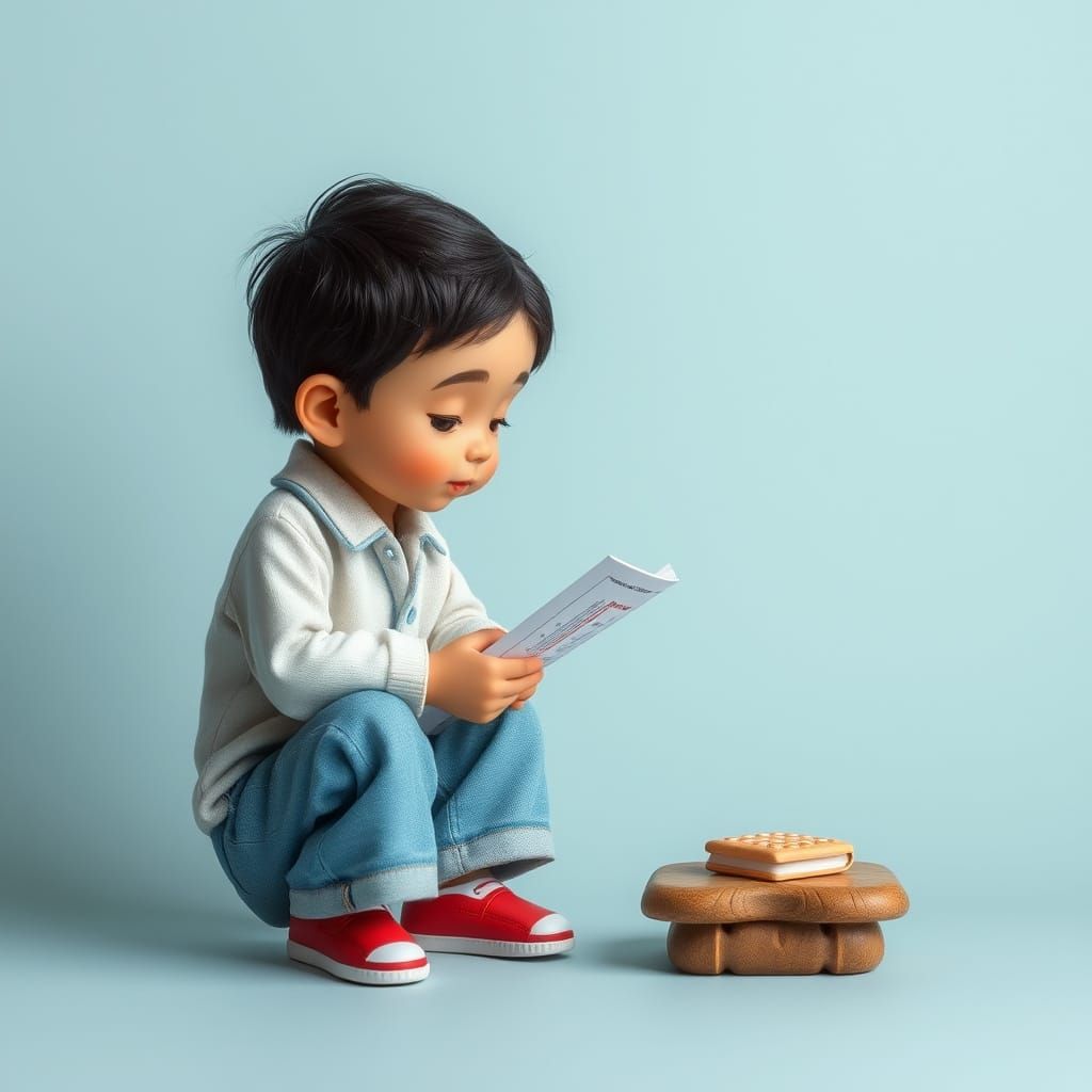 Ethereal Miniature Landscape in a Whimsical Aesthetic