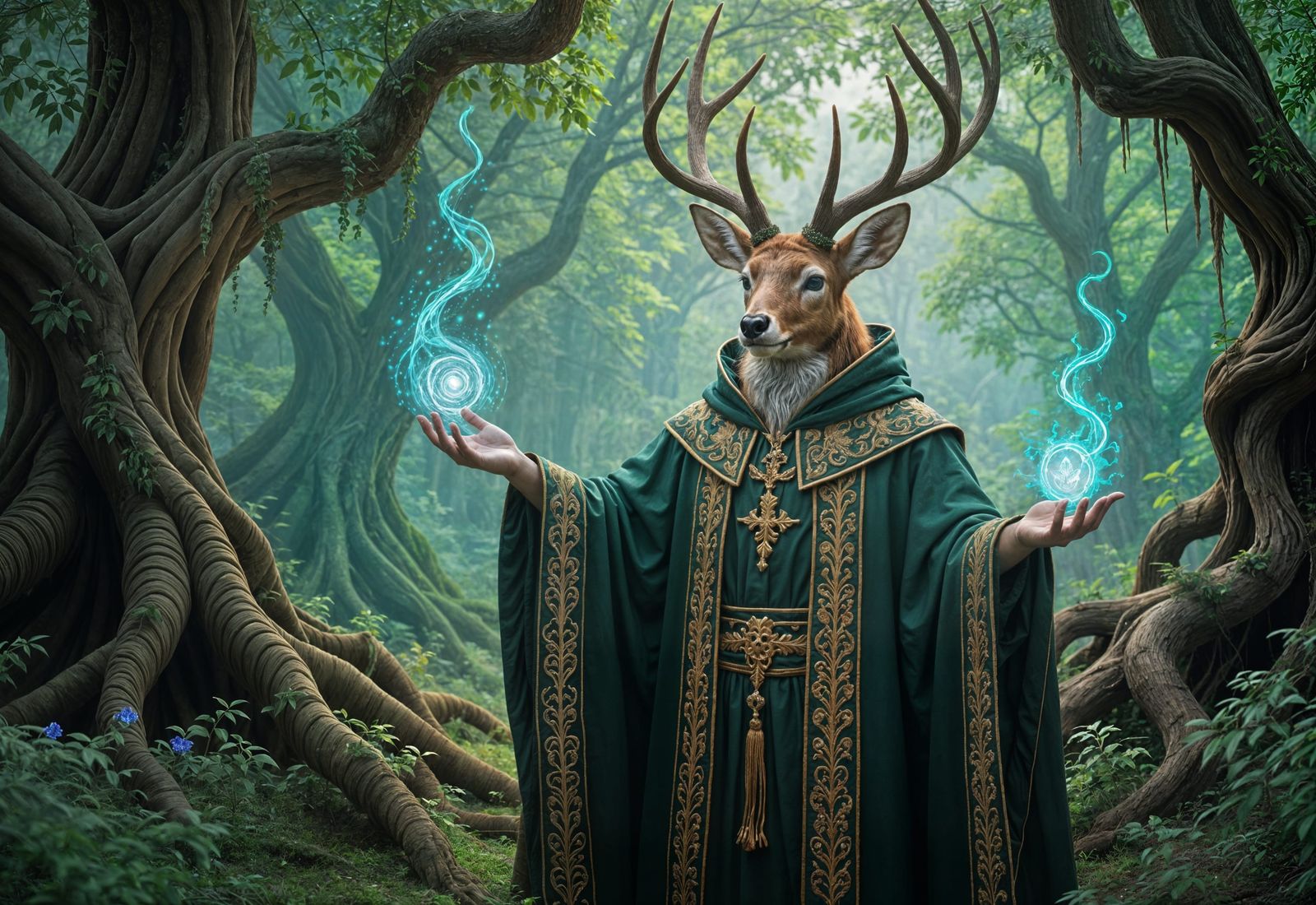 Guardian of the Forest Casts a Spell
