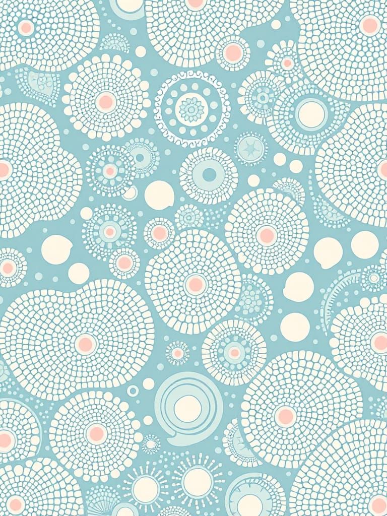 Whimsical Pastel Kawaii Tessellations