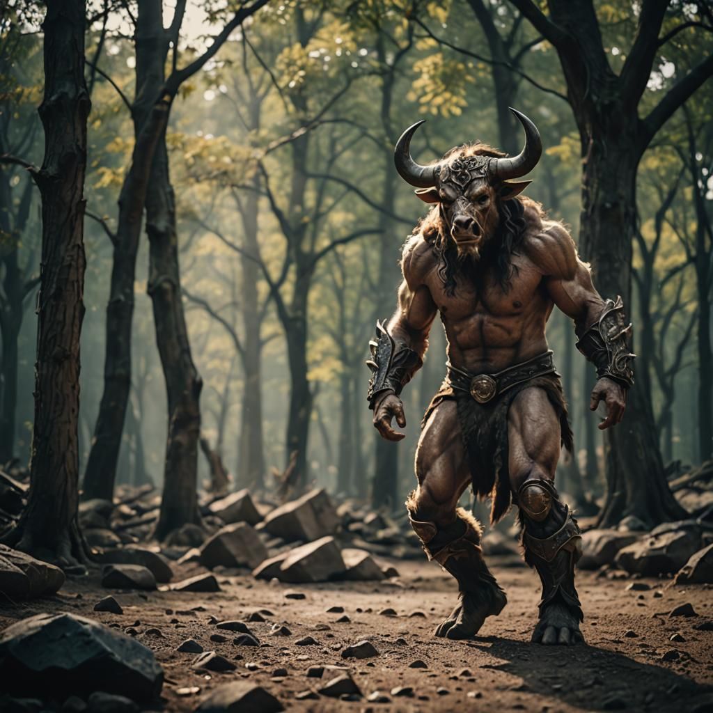 Epic Minotaur Film Still