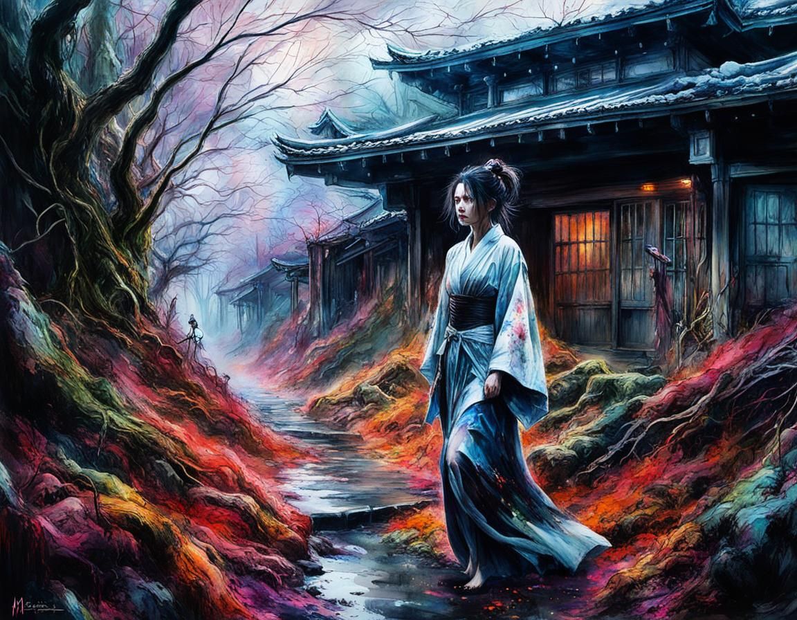 Macabre Cronenberg Monster in Tokyo Wasteland