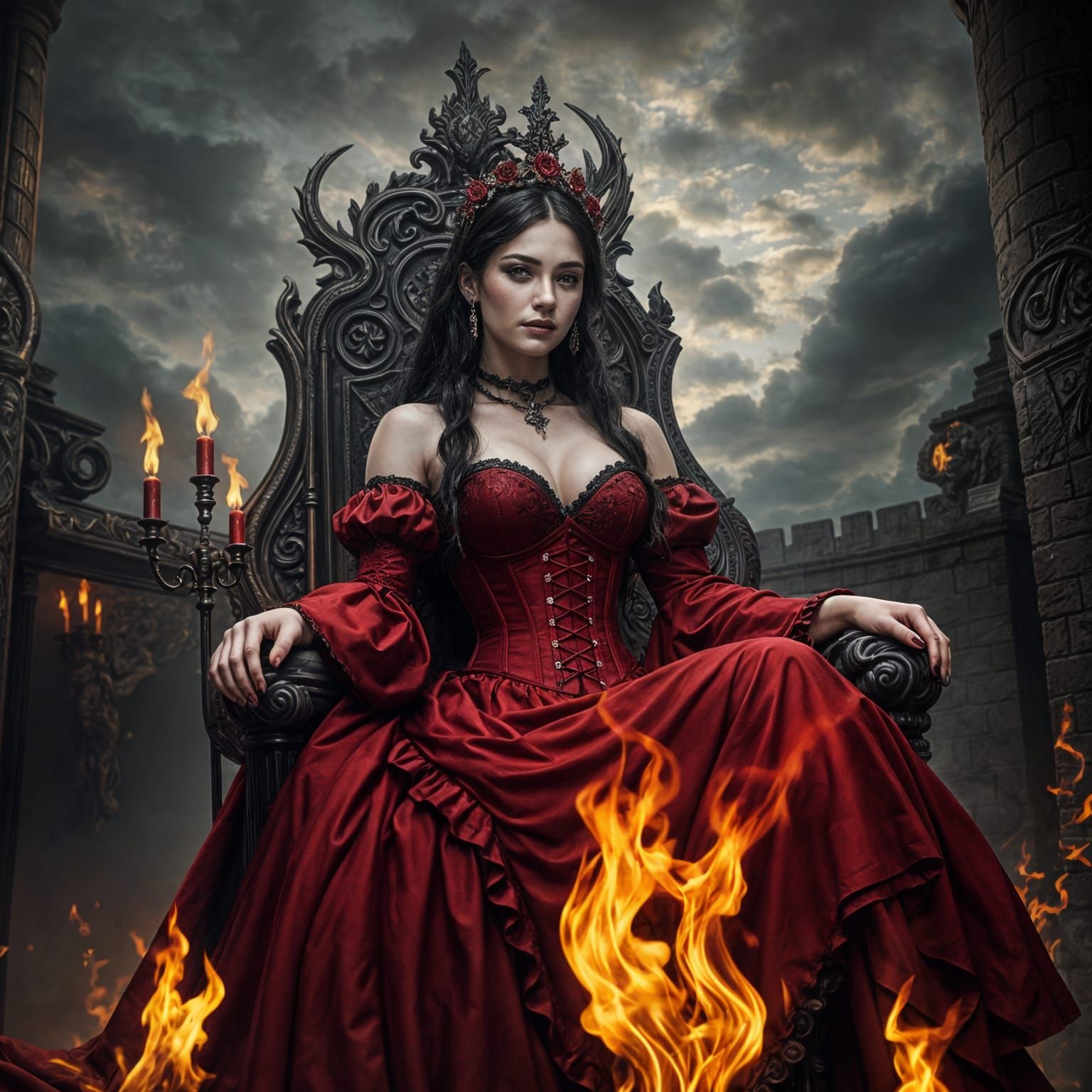 The Crimson Queen's Dark Majesty