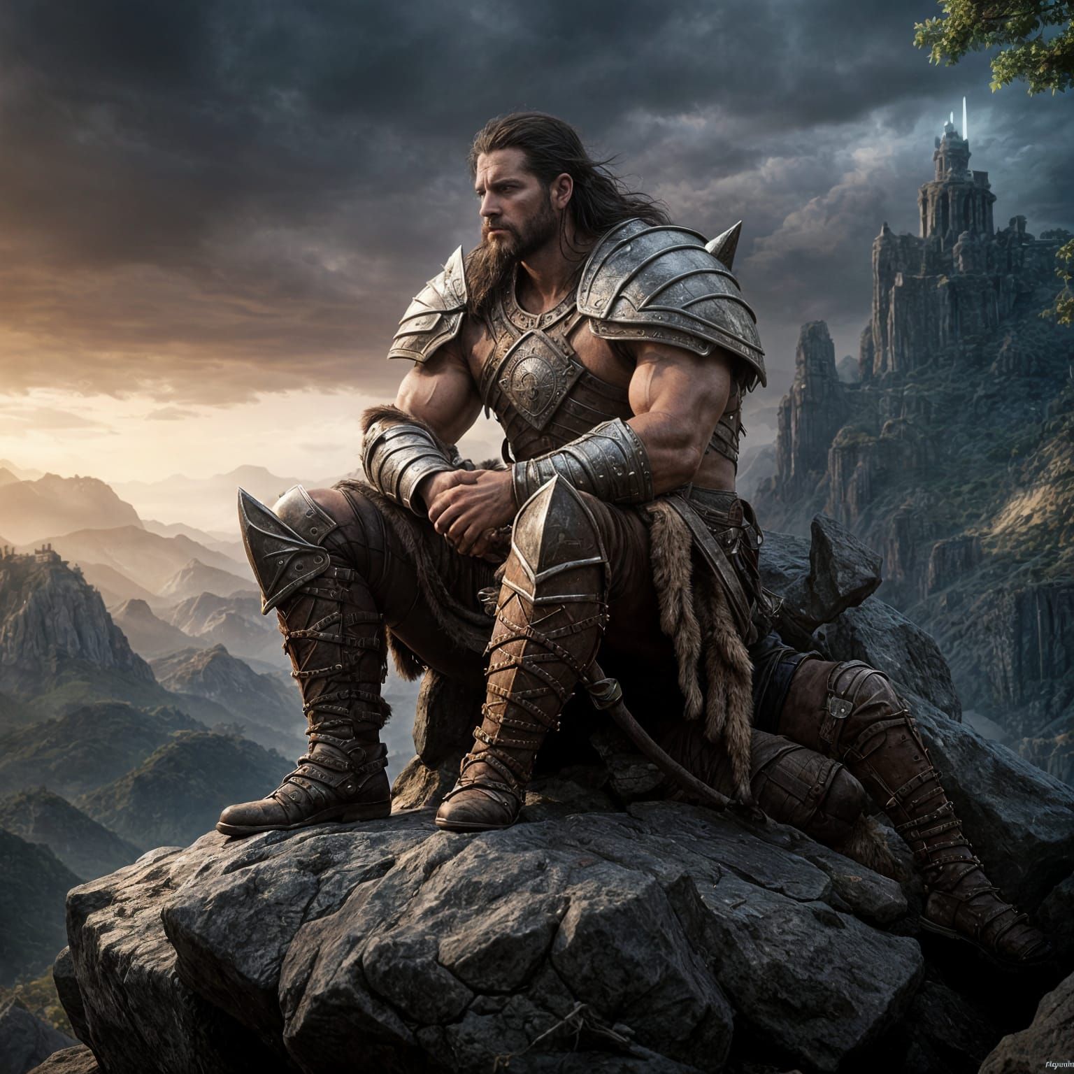 Barbarian Triumphant: A Fantasy Art Victory