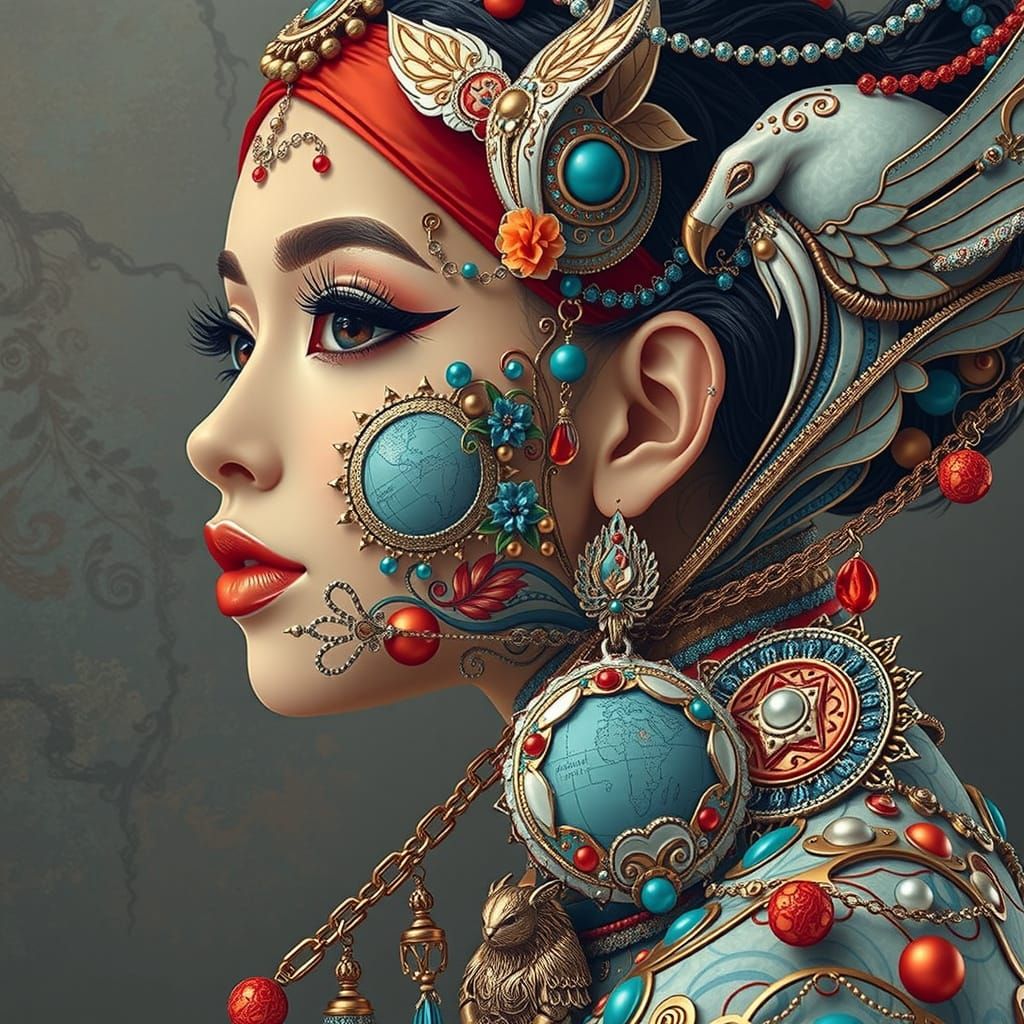 AI Artistry: Exploring Concepts of Perfection and Beauty