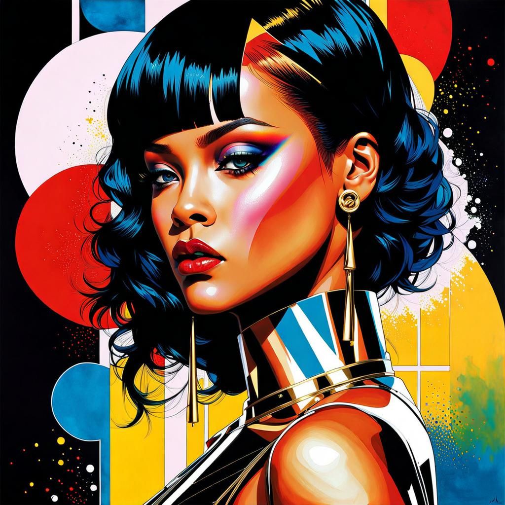 Pop-Art Miraculous Rihanna
