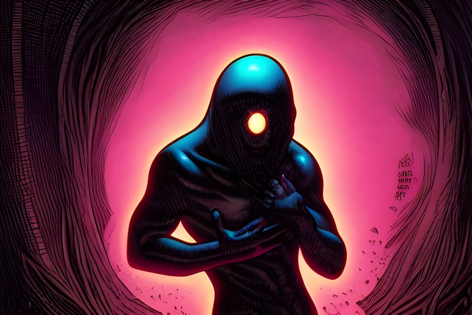 Head Like a Hole: Comic Book Art