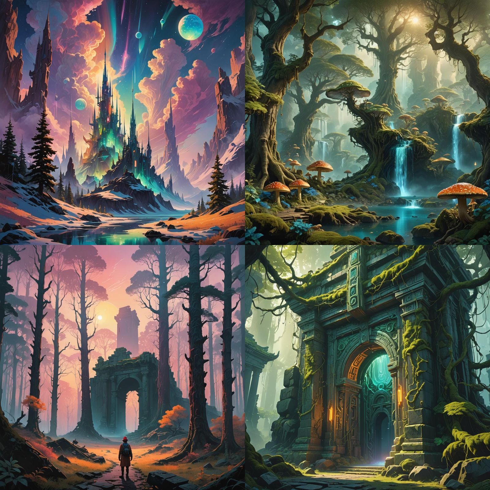 Fantastical World of Wonders in Deep Color