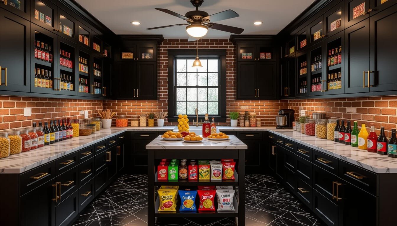 Victorian Storage Room with Abundant Provisions