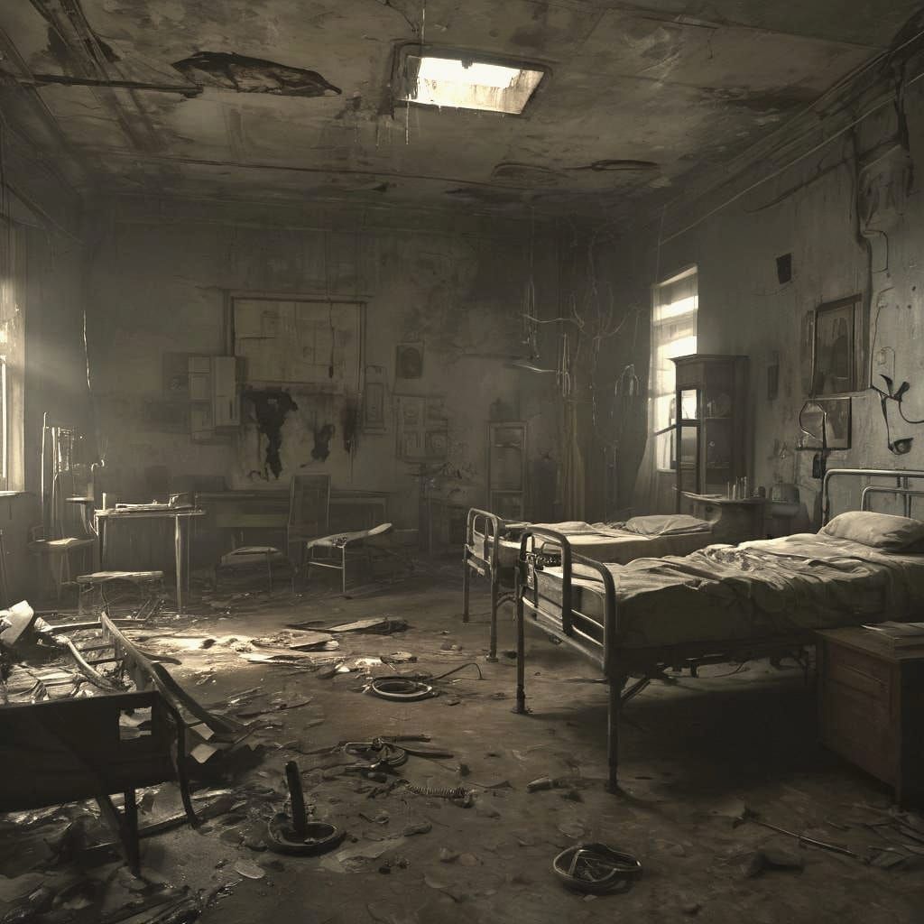 Abandoned Hospital: A Nightmare in Digital Art
