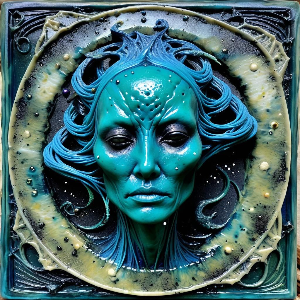 Encaustic Fairy Weaver on Alien Planet