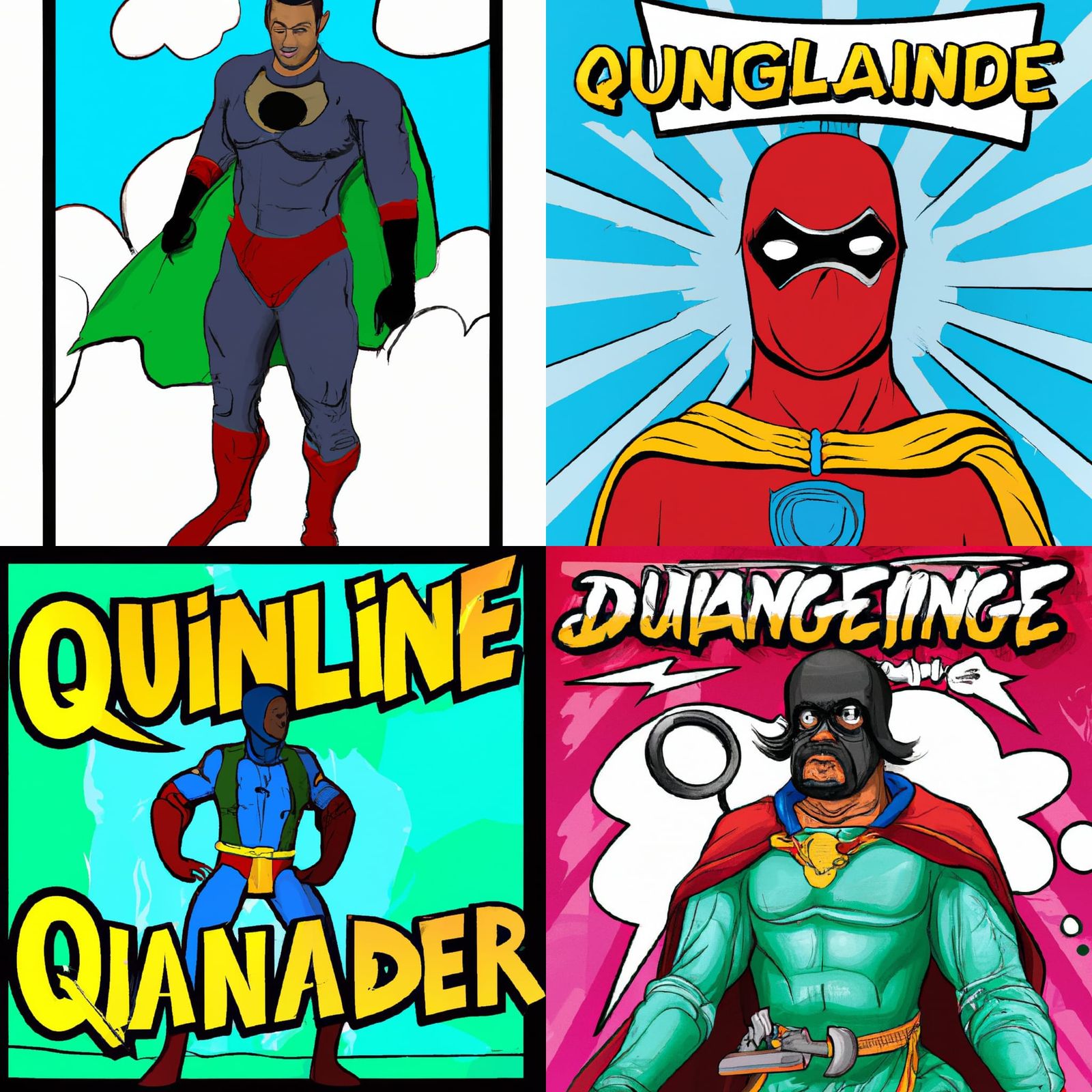 Quandale Dingle as Comic Book Superhero