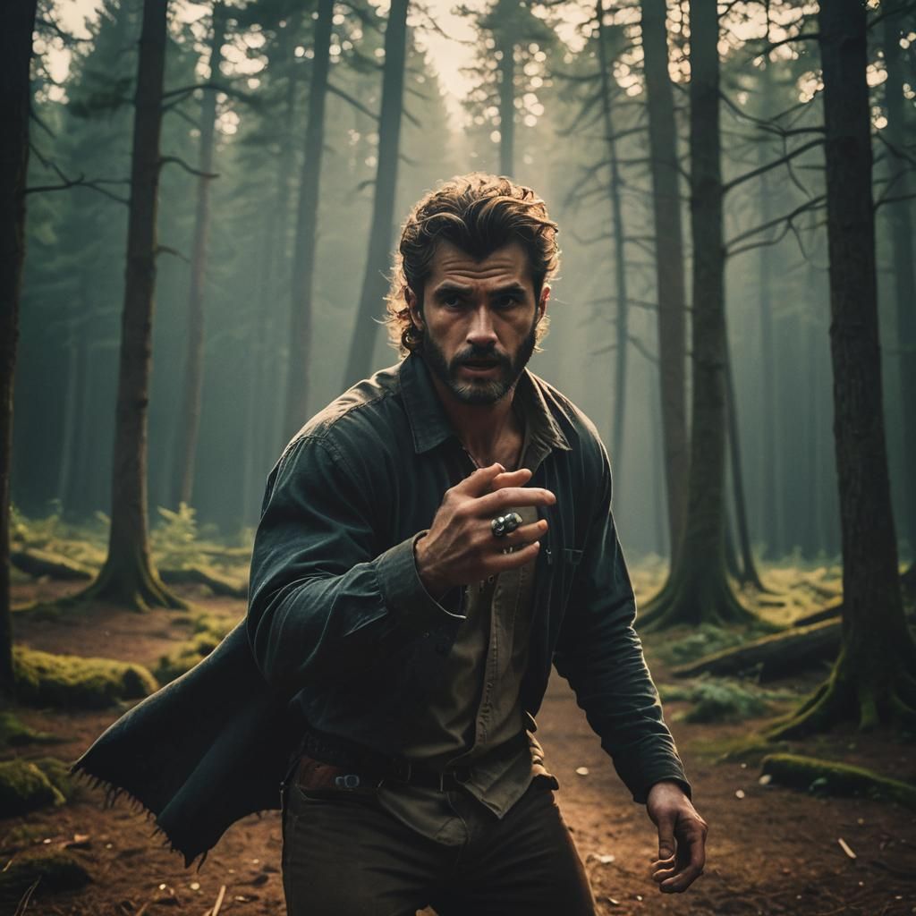 Man's Dramatic Transformation into a Werewolf via Magic Ring