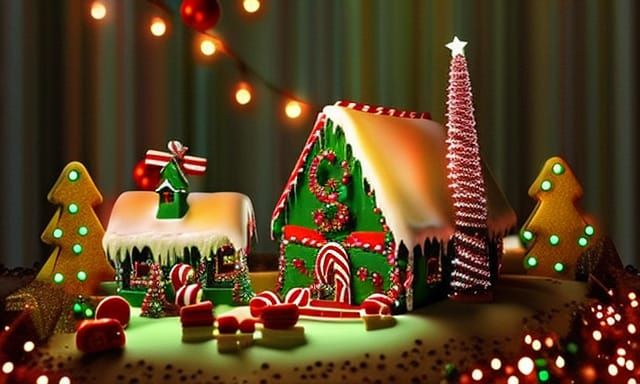 Gingerbread Farmhouse