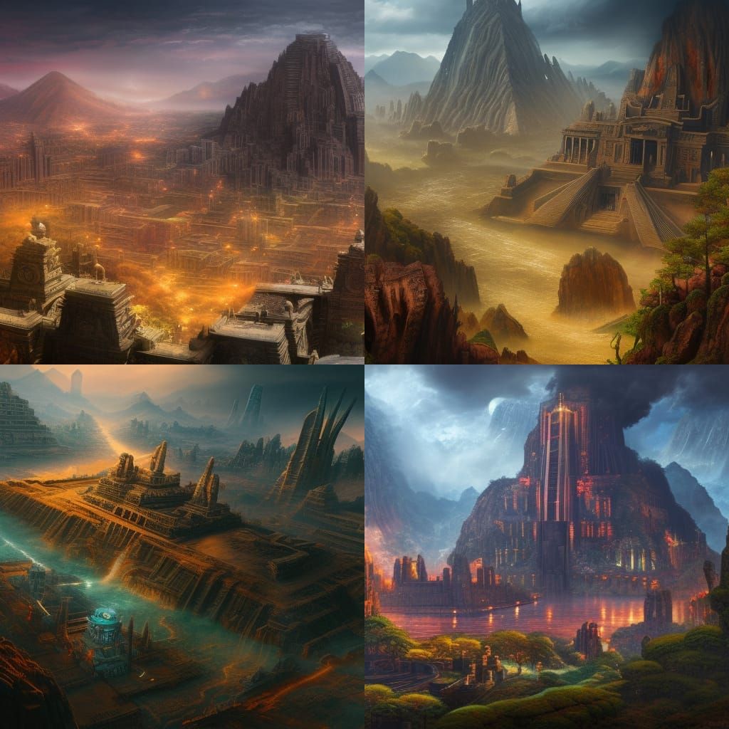 Fantastical New Lost City Concept Art
