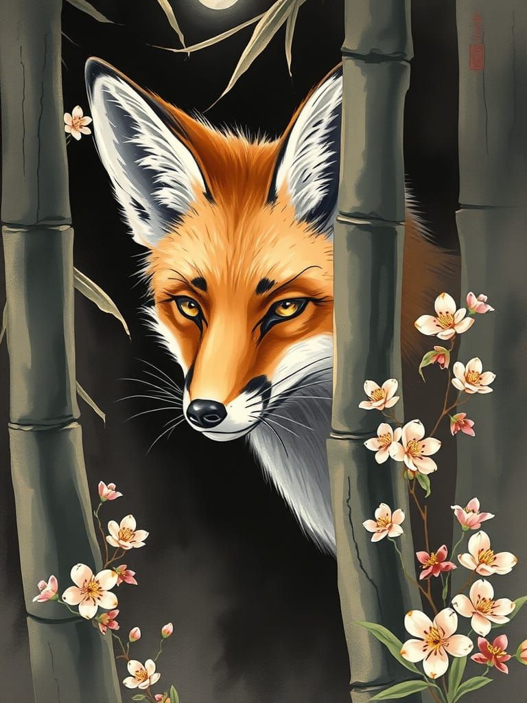 Chinese Fox Portrait