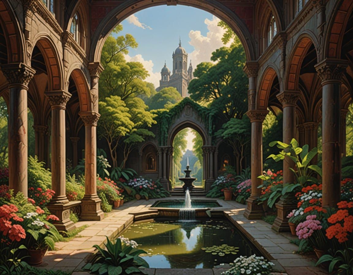 Gothic Garden Sanctuary