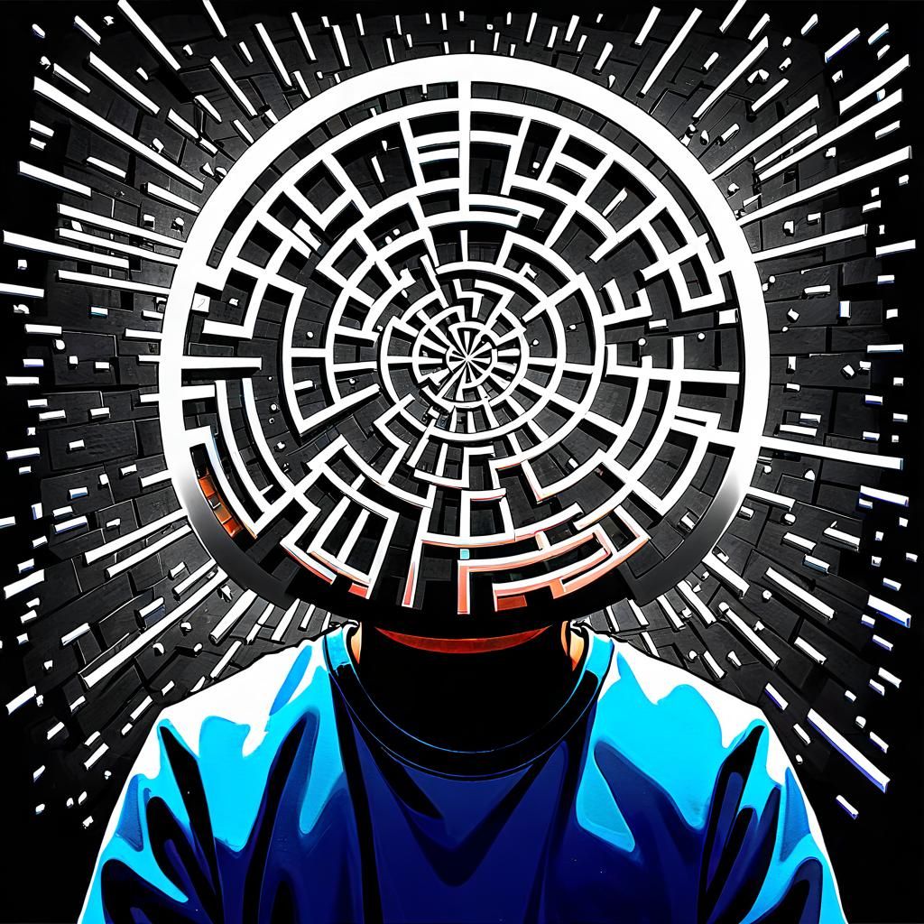 Abstract AI Image: Method to My Madness