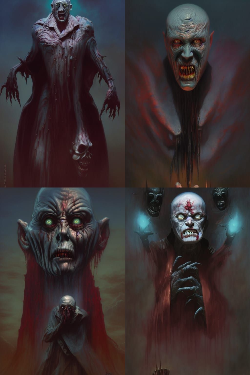 Sinister Monster: a Hyperdetailed Ethereal Fantasy