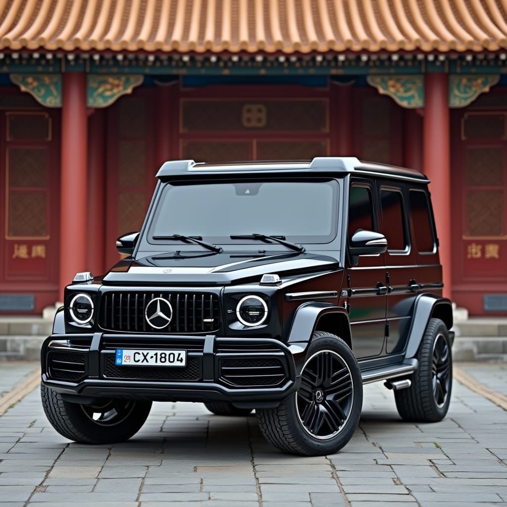 Mercedes-Benz G-Class at the Forbidden City