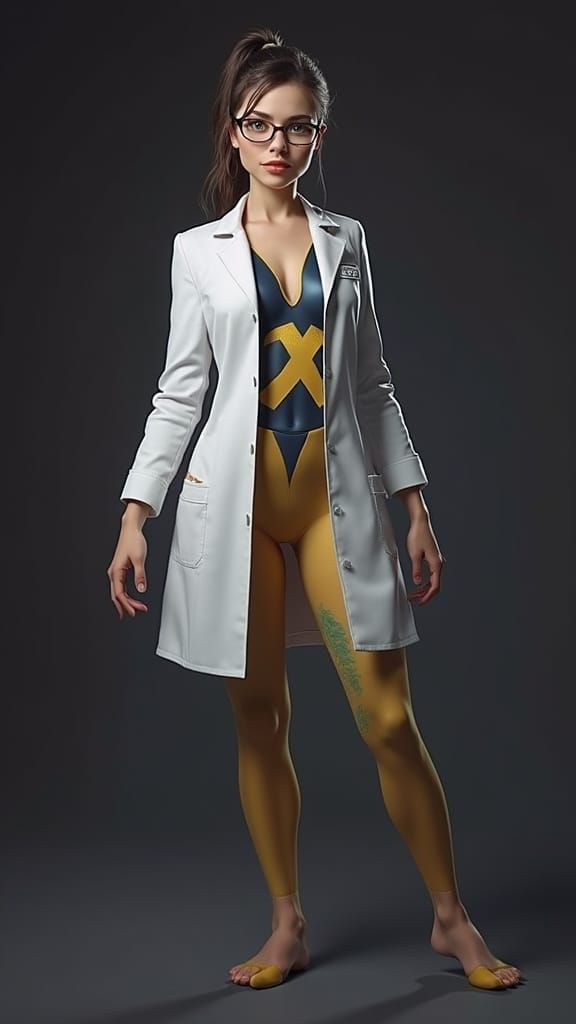 Ruby Modine as Pre-Fur Beast: Photorealistic Portrait