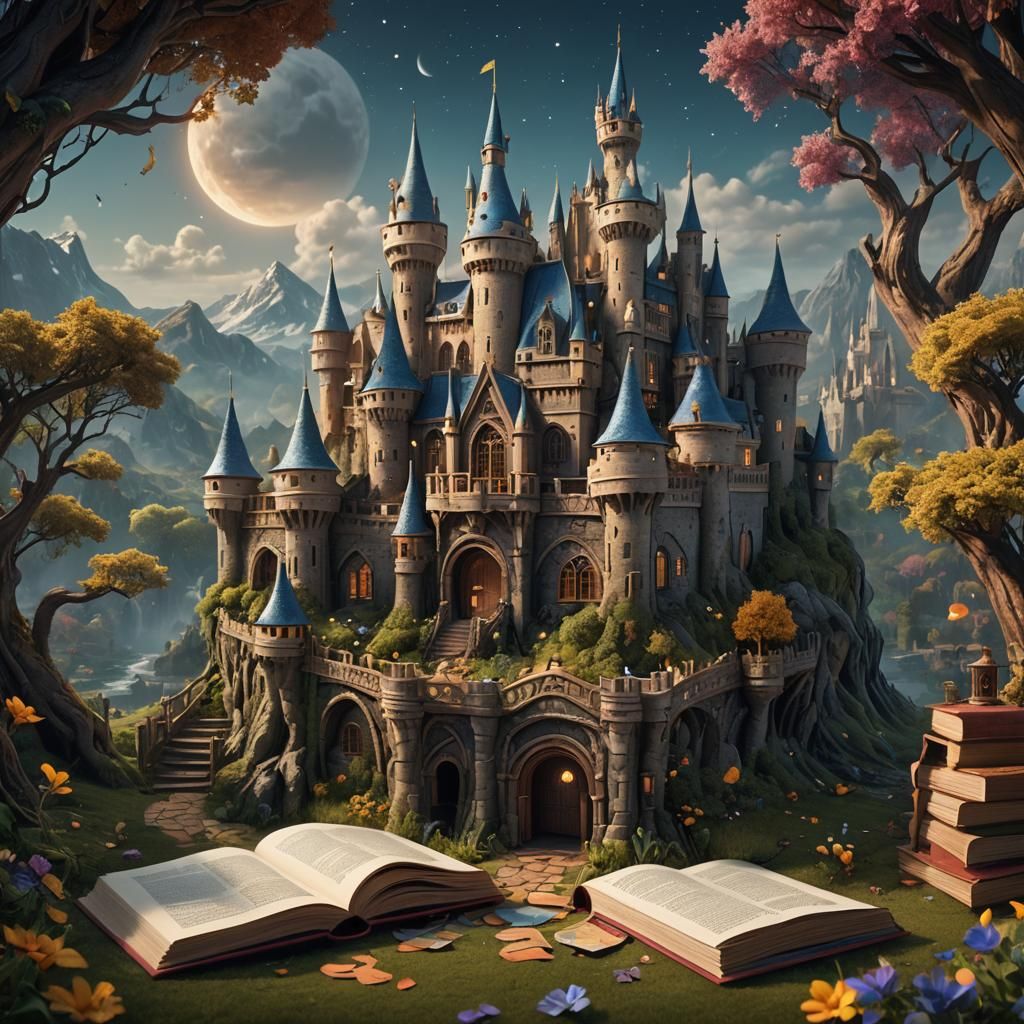 Fantastical Pop-Up Book Art in Unreal Engine 5