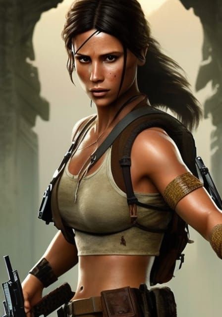 Millie Bobby Brown as Lara Croft 186