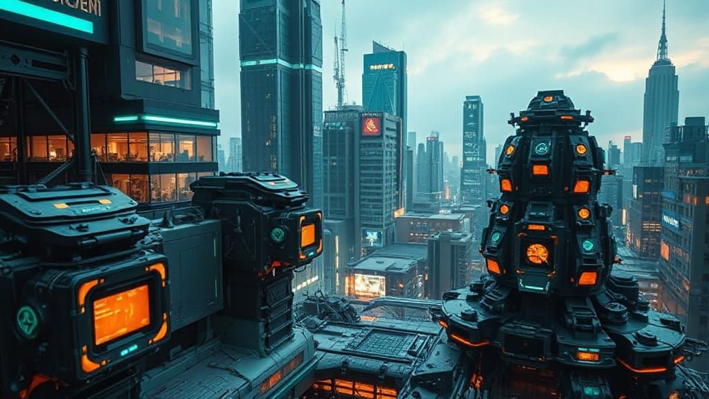 cyber nano tech city