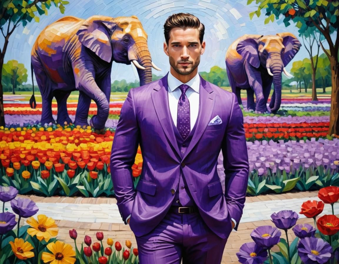Bold in Purple