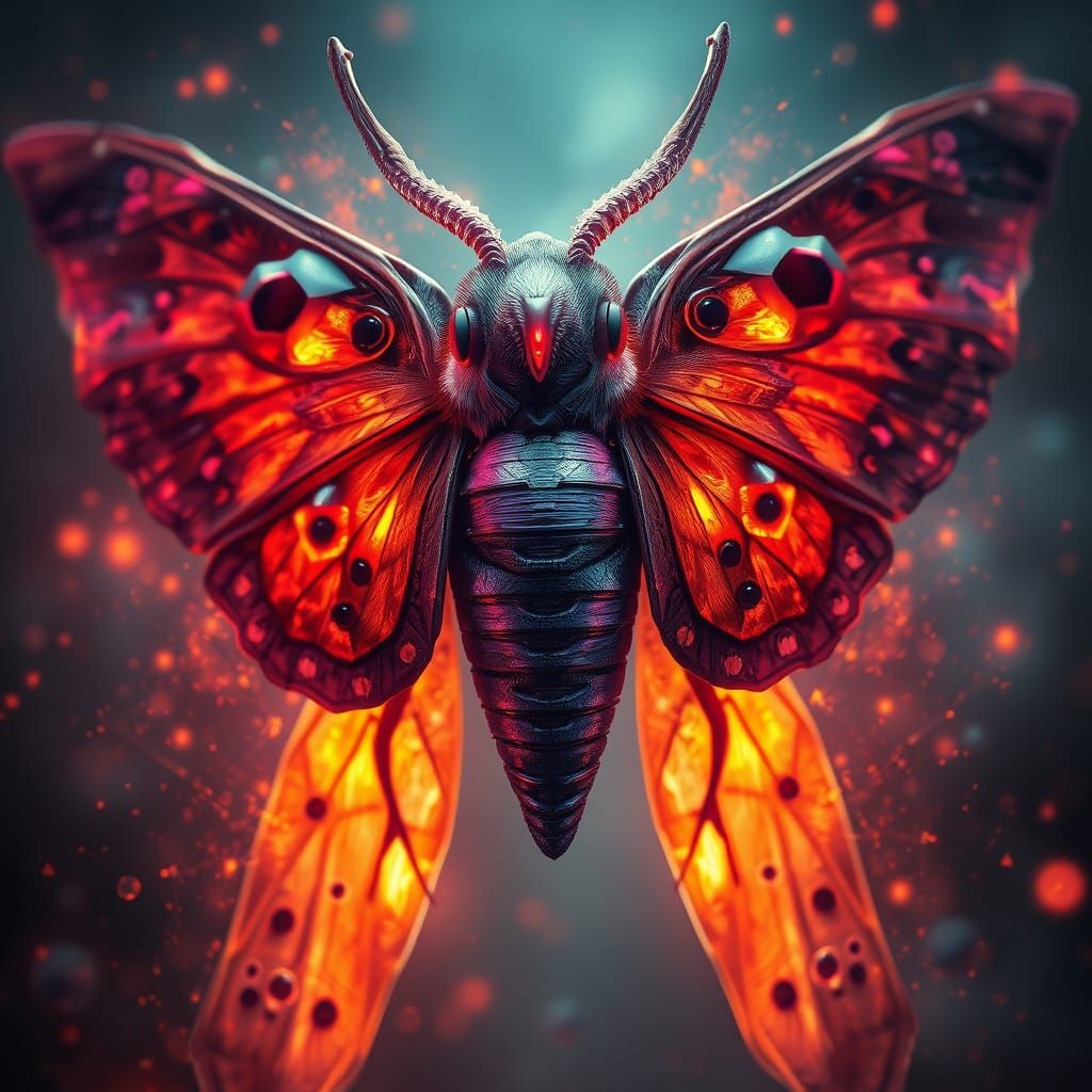 The moth as a symbol of control and manipulation