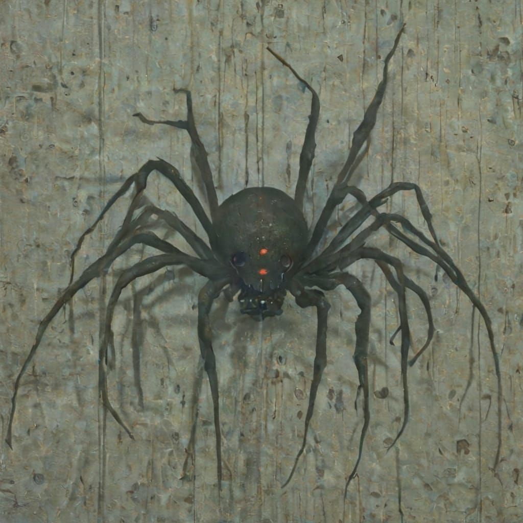 Gargantuan Spider of Dark Gothic Horror