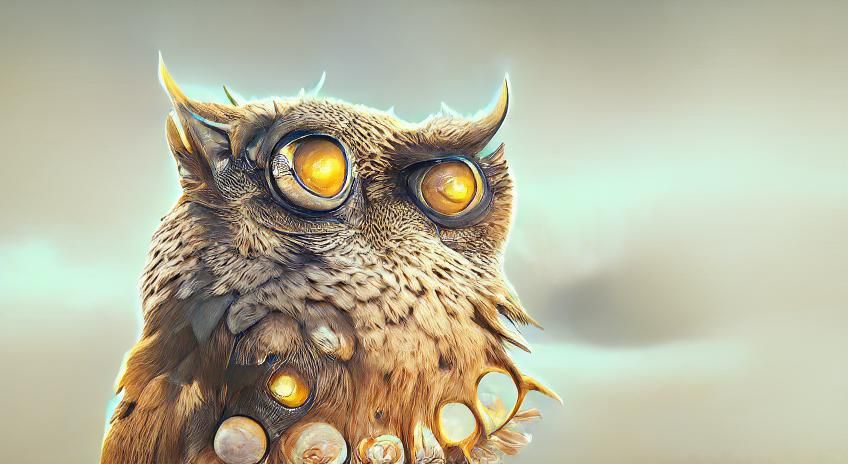 Menacing Devil's Owl Concept Art