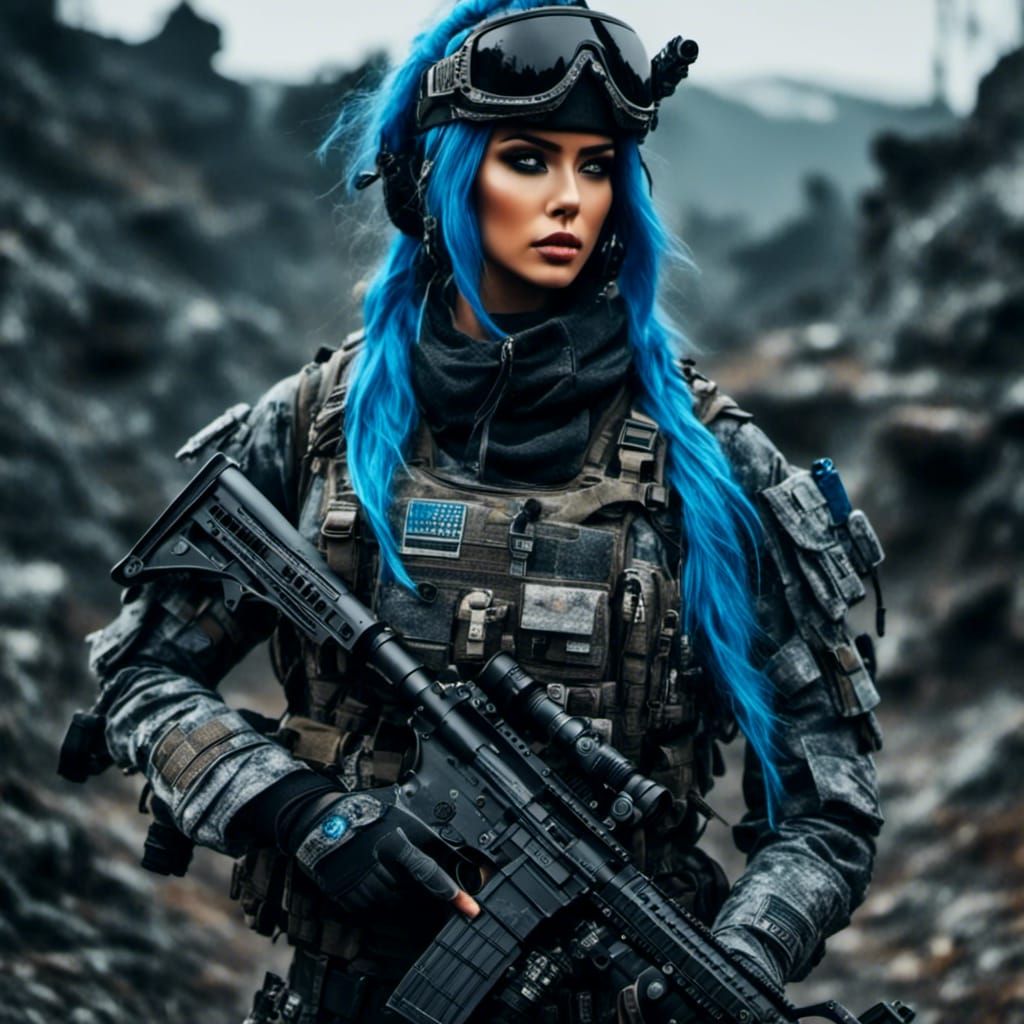 Glitched Lines Over Marble Texture