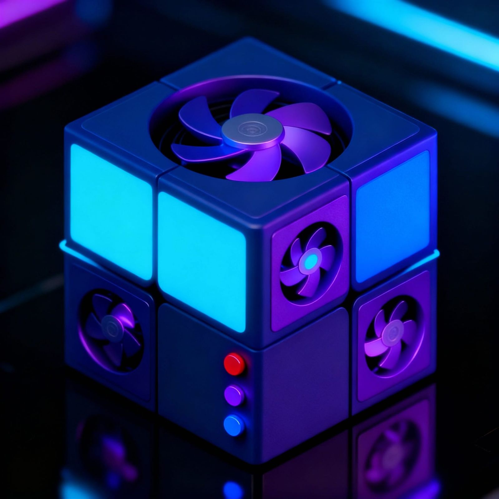 AI Generates Cube Replacement Image