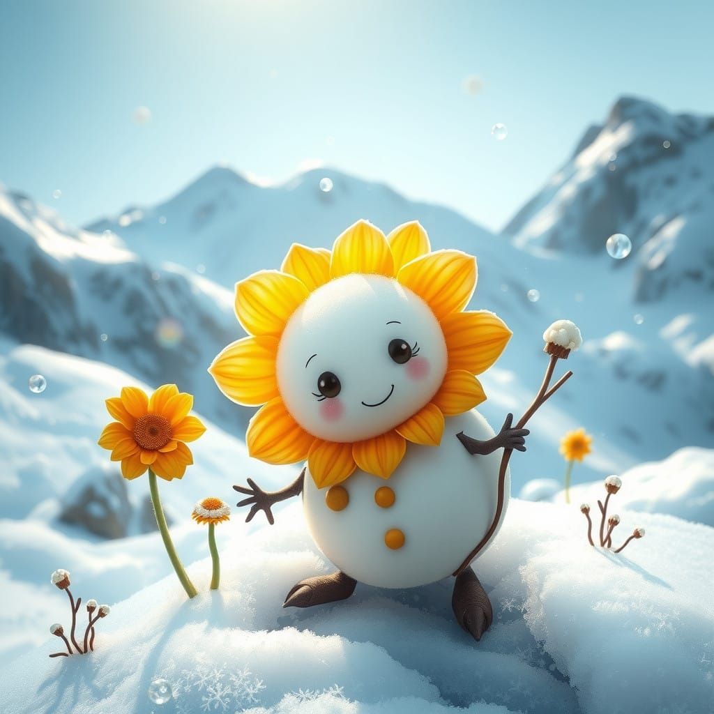 Adorable Flower Monster Quests the Himalayas
