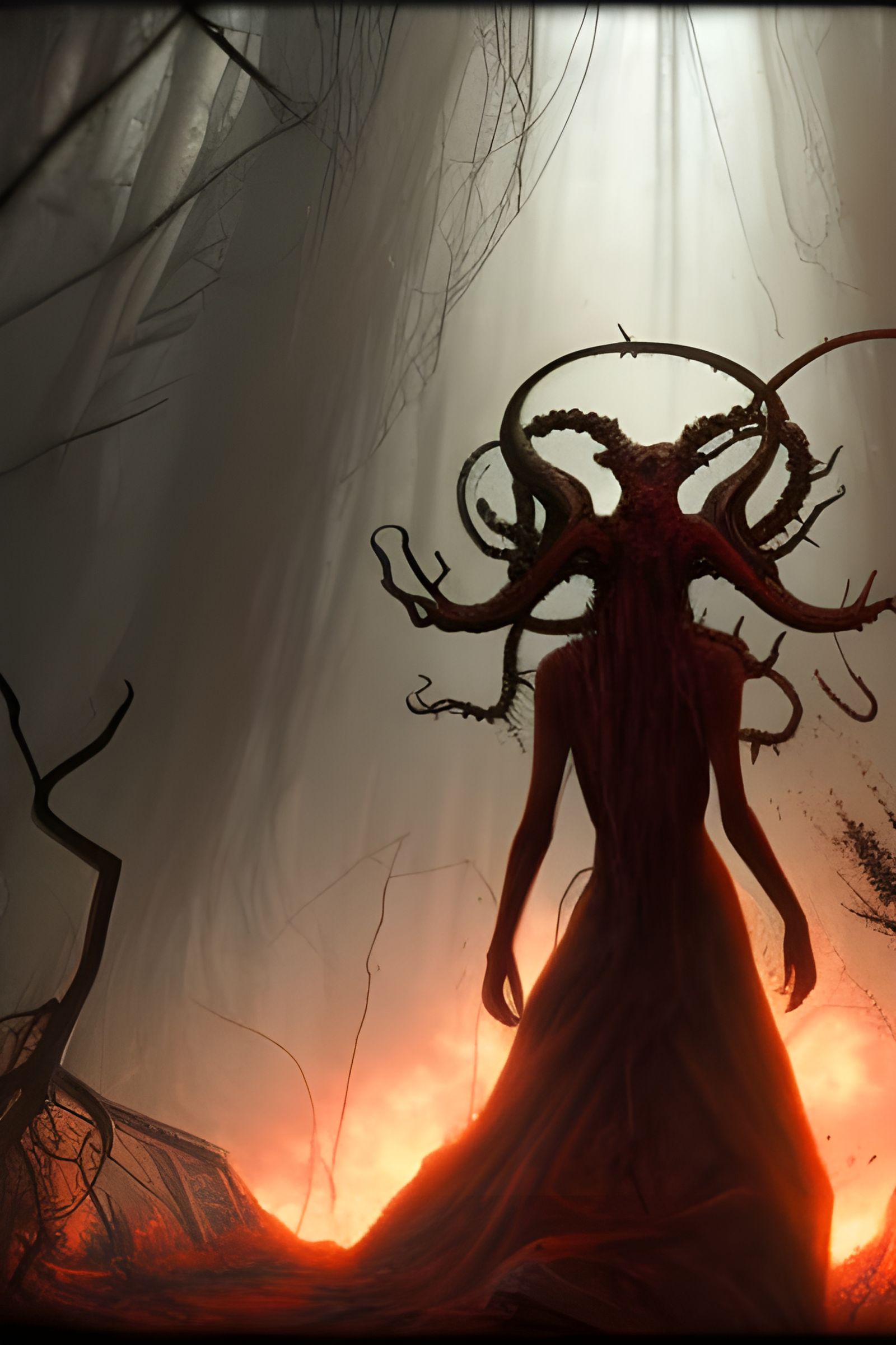 Apocalyptic World Destroyed by Lovecraftian Elder God