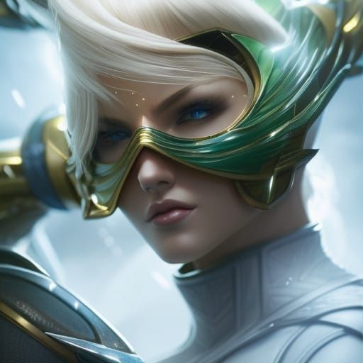 Hyperrealistic Superhero Portrait in 8k