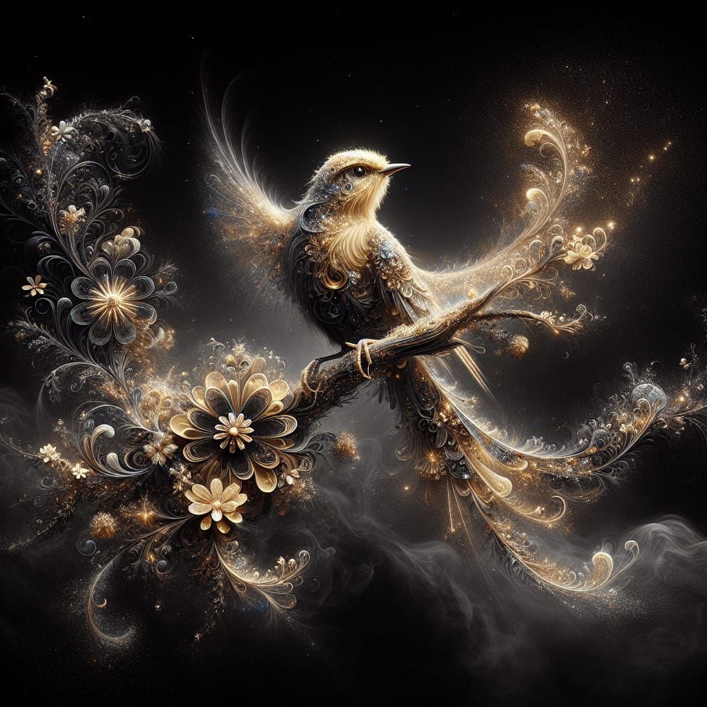 Ethereal Songbird of Light and Water