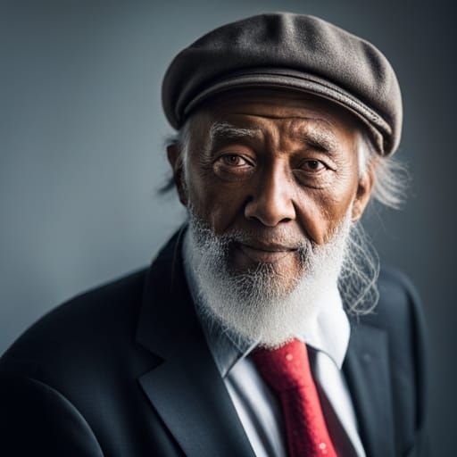 Sharp Focus Portrait of an Old Man