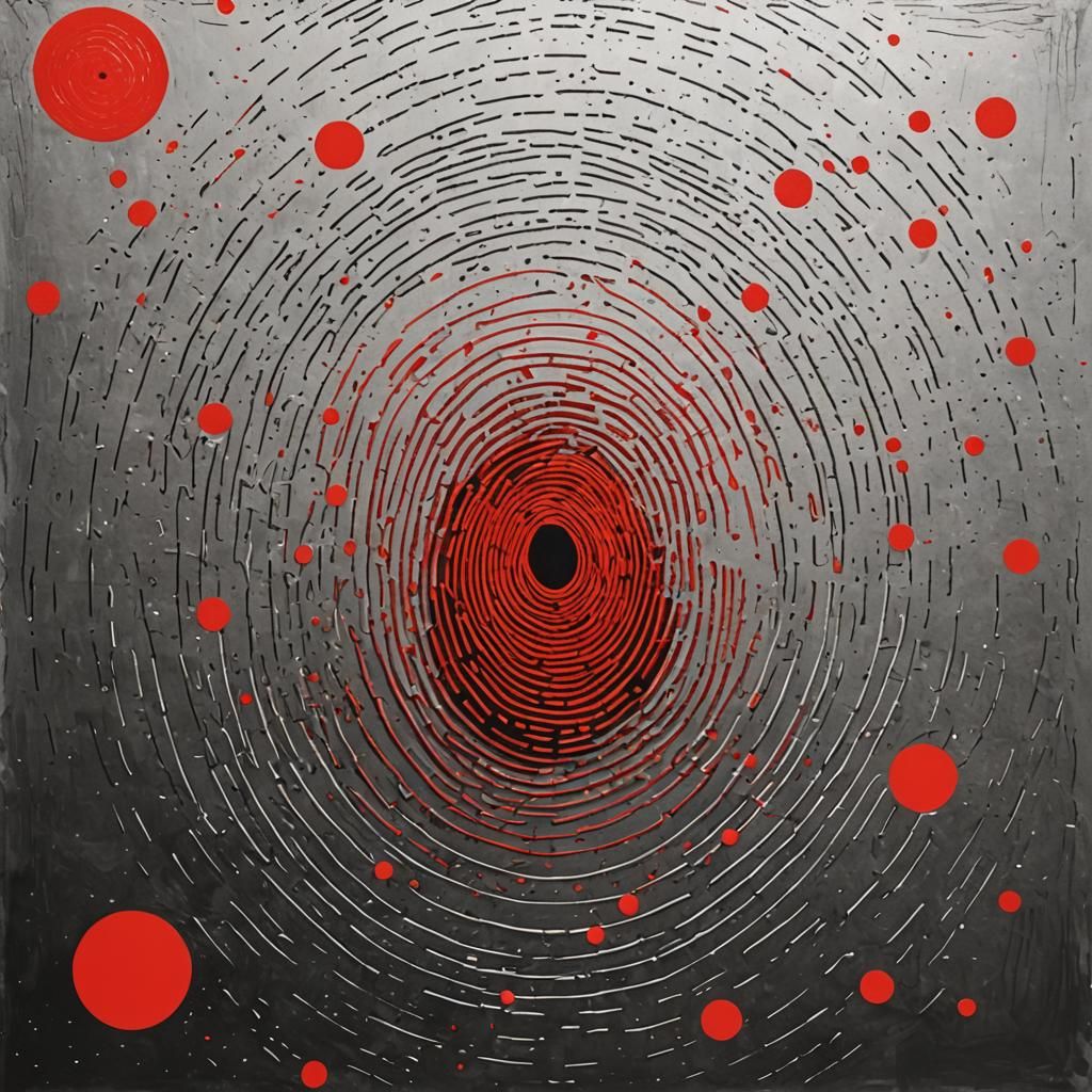 Fingerprint with Googly Eyes in Pop Art Style