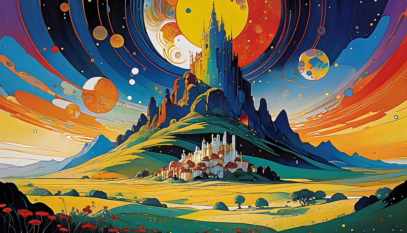 Gallifrey in Art Nouveau Style