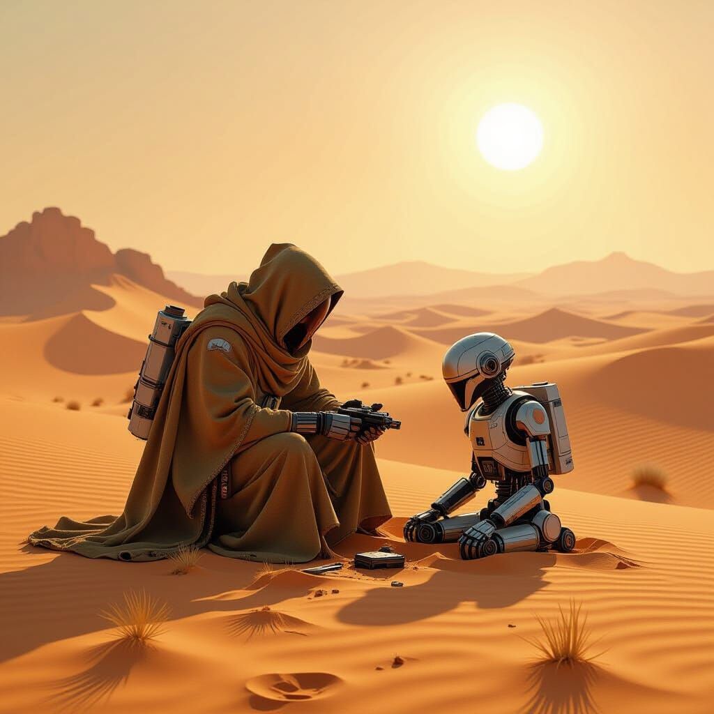 Jawa Scavenger on Terraformed Tatooine