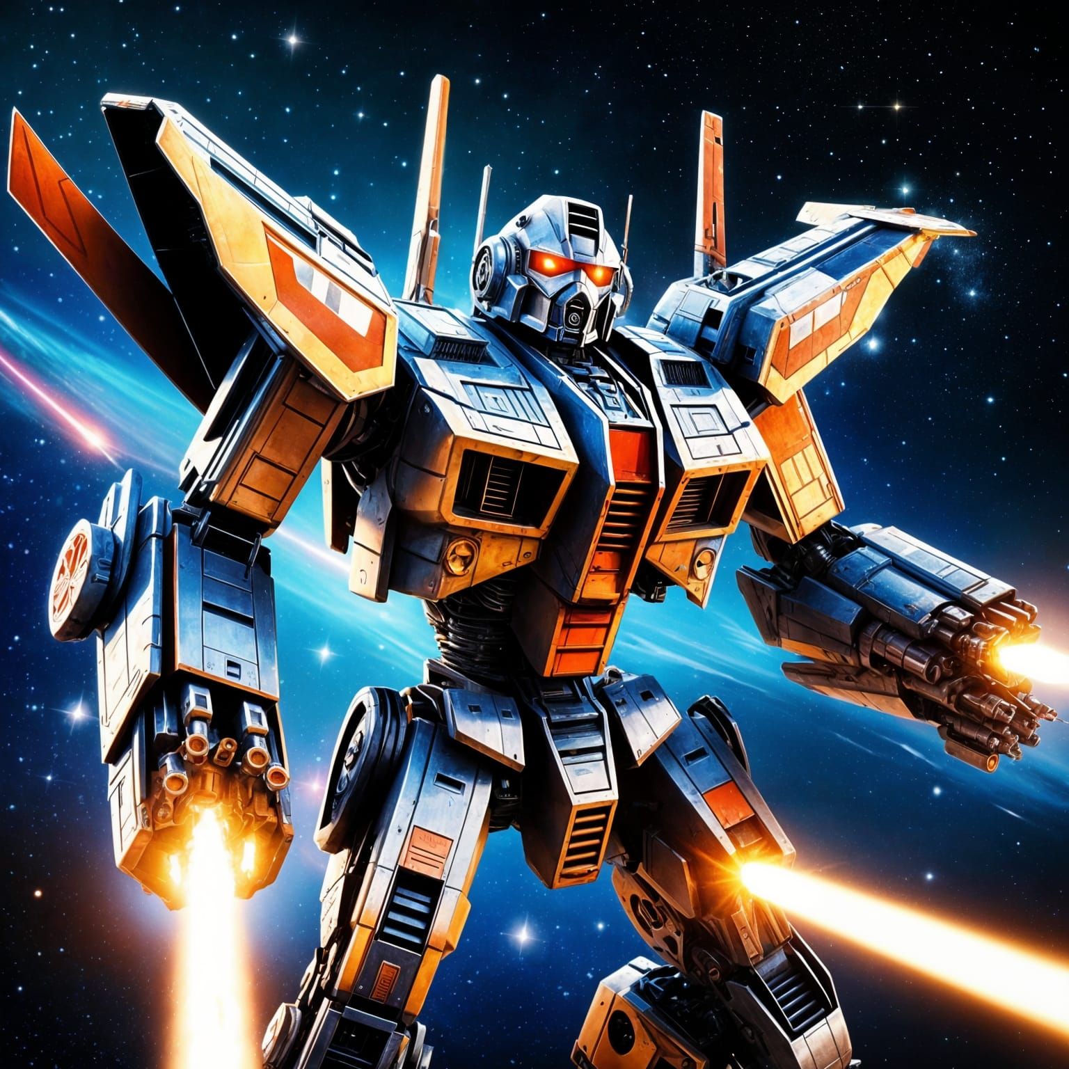 Transformer Robot Takes Flight as Epic X-Wing Fighter