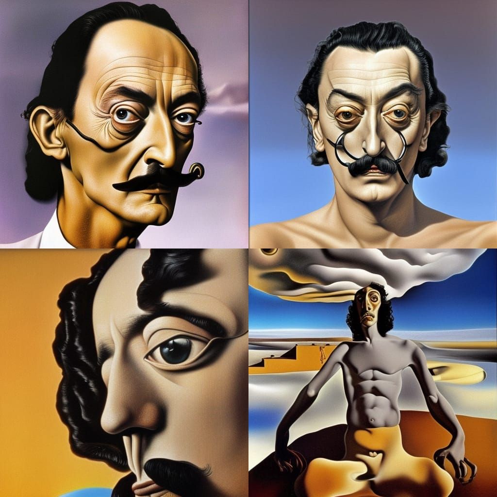 Salvador Dali in Space: Hyperrealism Art