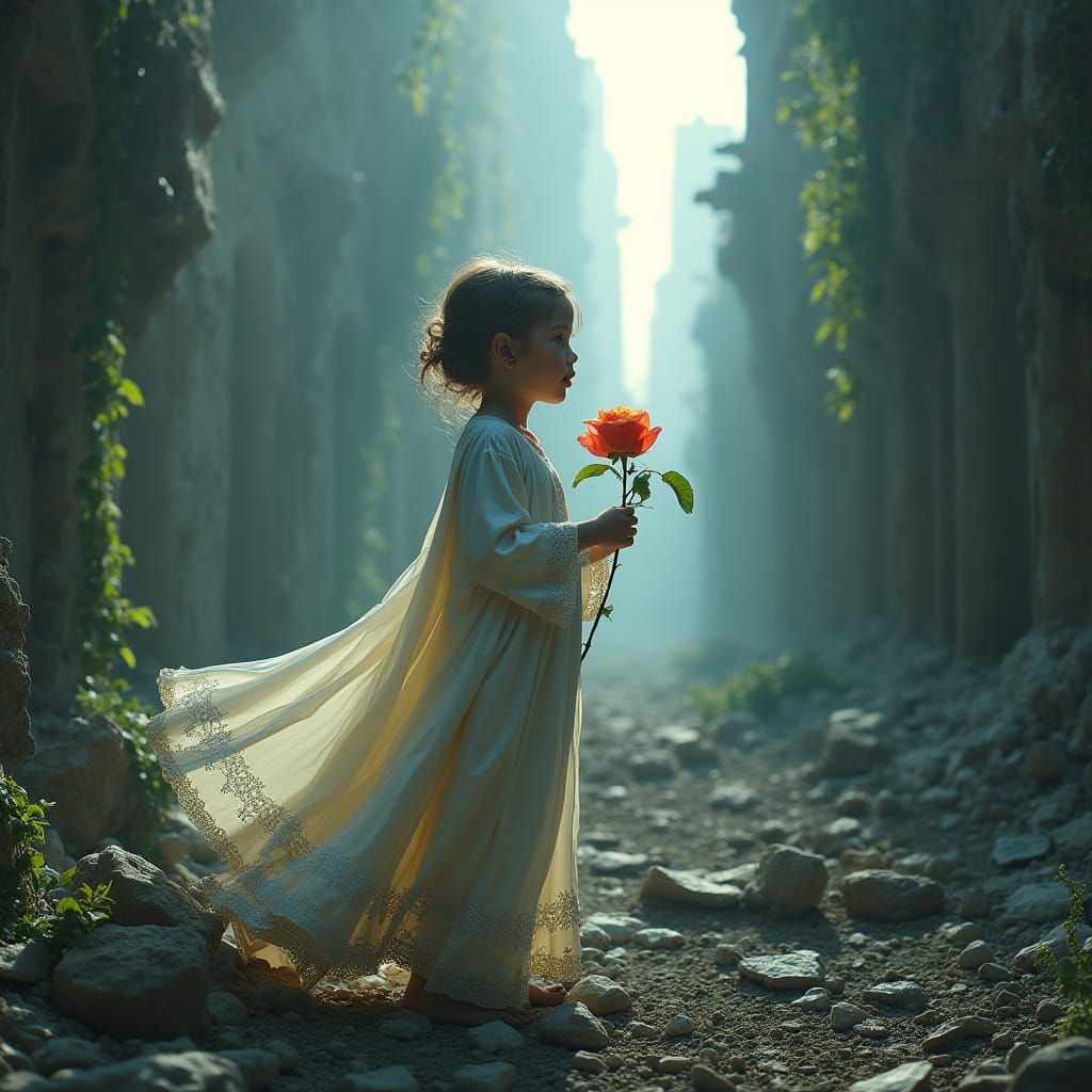 Youthful Hope in a Post-Apocalyptic Cityscape