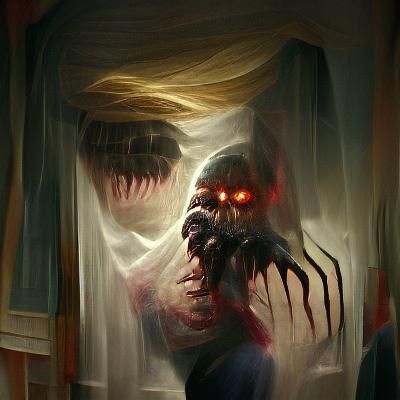 Sinister Depiction of Fear and Terror