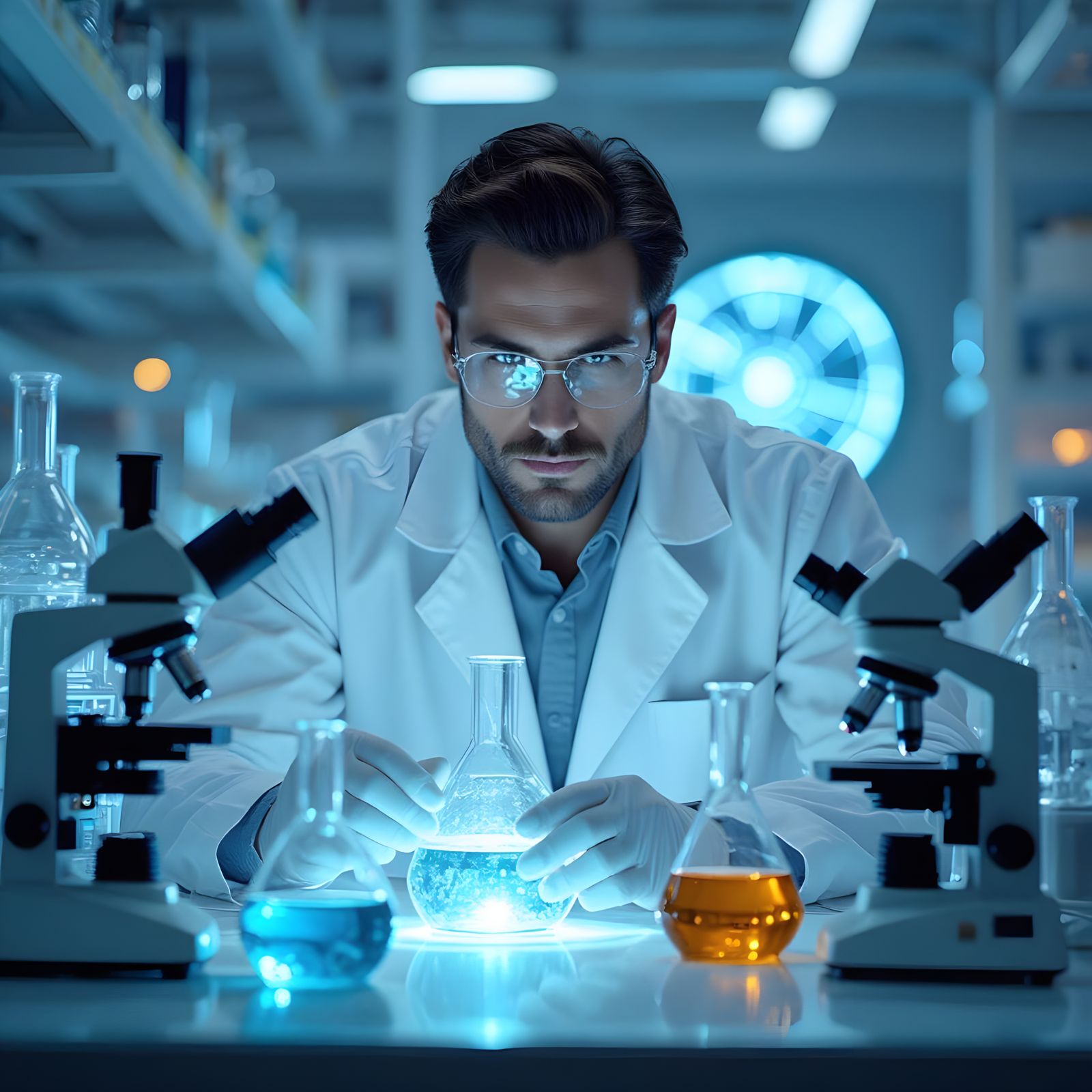 AI Generated Image of a Scientific Laboratory