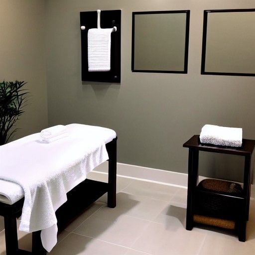Zen Massage Room with Sink and Storage